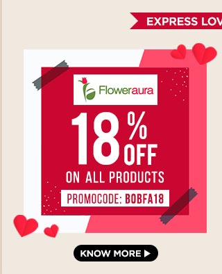 Floweraura Promocode: BOBFA18